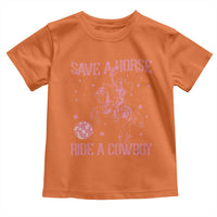 Save a Horse Ride A Cowboy Toddler T Shirt Funny Cowgirl Western Style
