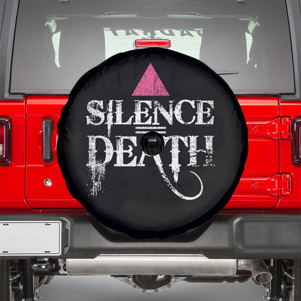 Silence Death Spare Tire Cover LGBTQ Pride Month - Wonder Print Shop