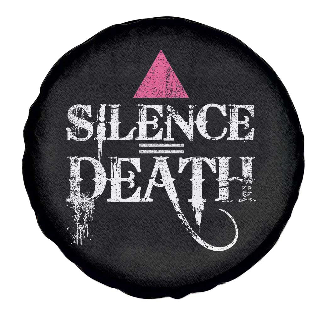 Silence Death Spare Tire Cover LGBTQ Pride Month - Wonder Print Shop
