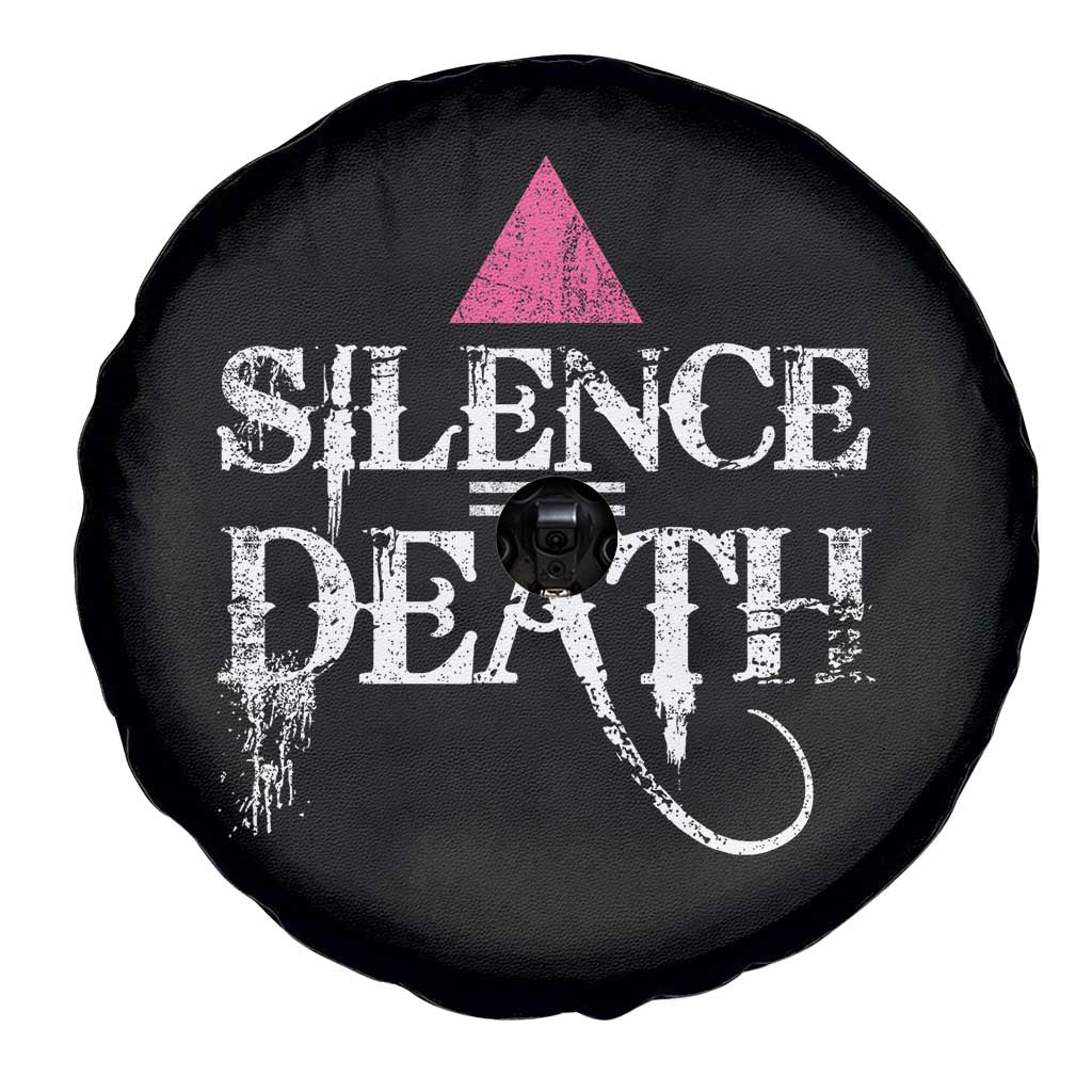 Silence Death Spare Tire Cover LGBTQ Pride Month - Wonder Print Shop