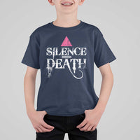 Silence Death T Shirt For Kid LGBTQ Pride Month - Wonder Print Shop