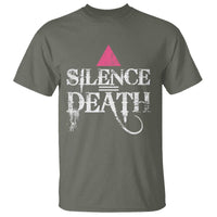 Silence Death T Shirt LGBTQ Pride Month - Wonder Print Shop