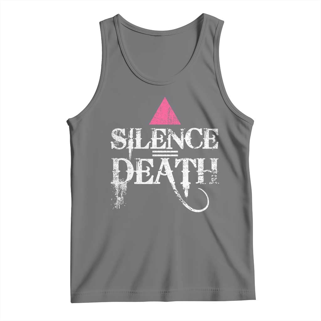 Silence Death Tank Top LGBTQ Pride Month - Wonder Print Shop