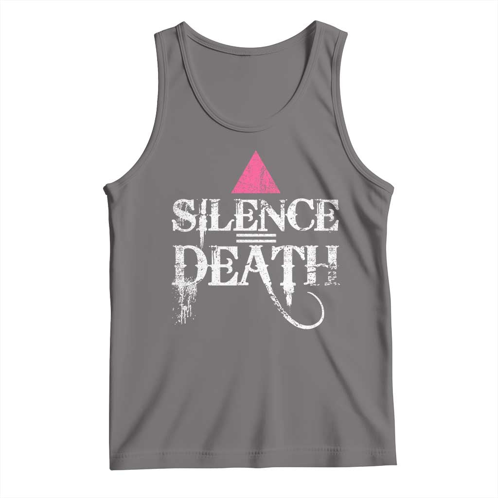 Silence Death Tank Top LGBTQ Pride Month - Wonder Print Shop