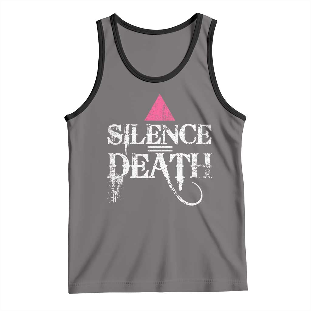 Silence Death Tank Top LGBTQ Pride Month - Wonder Print Shop