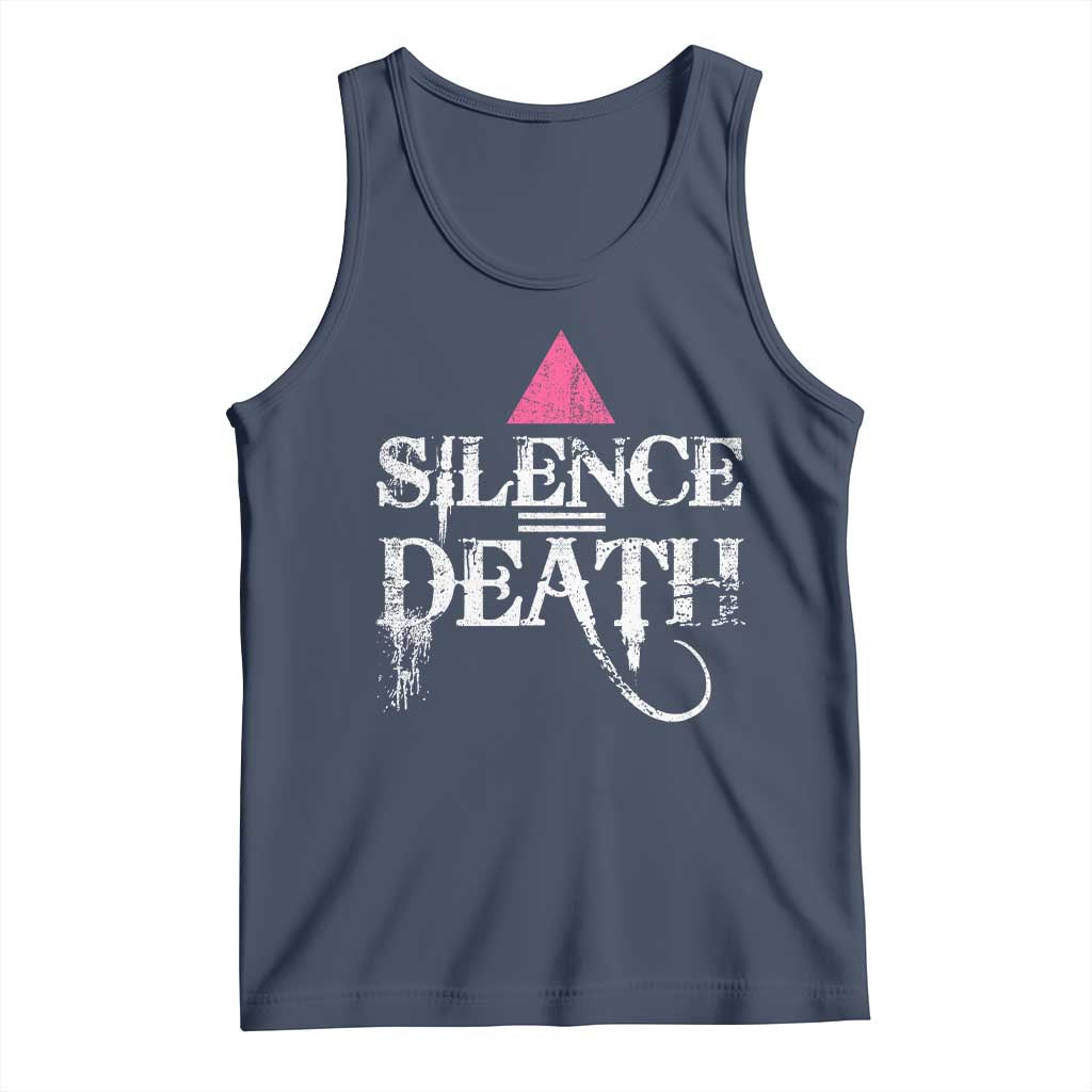Silence Death Tank Top LGBTQ Pride Month - Wonder Print Shop