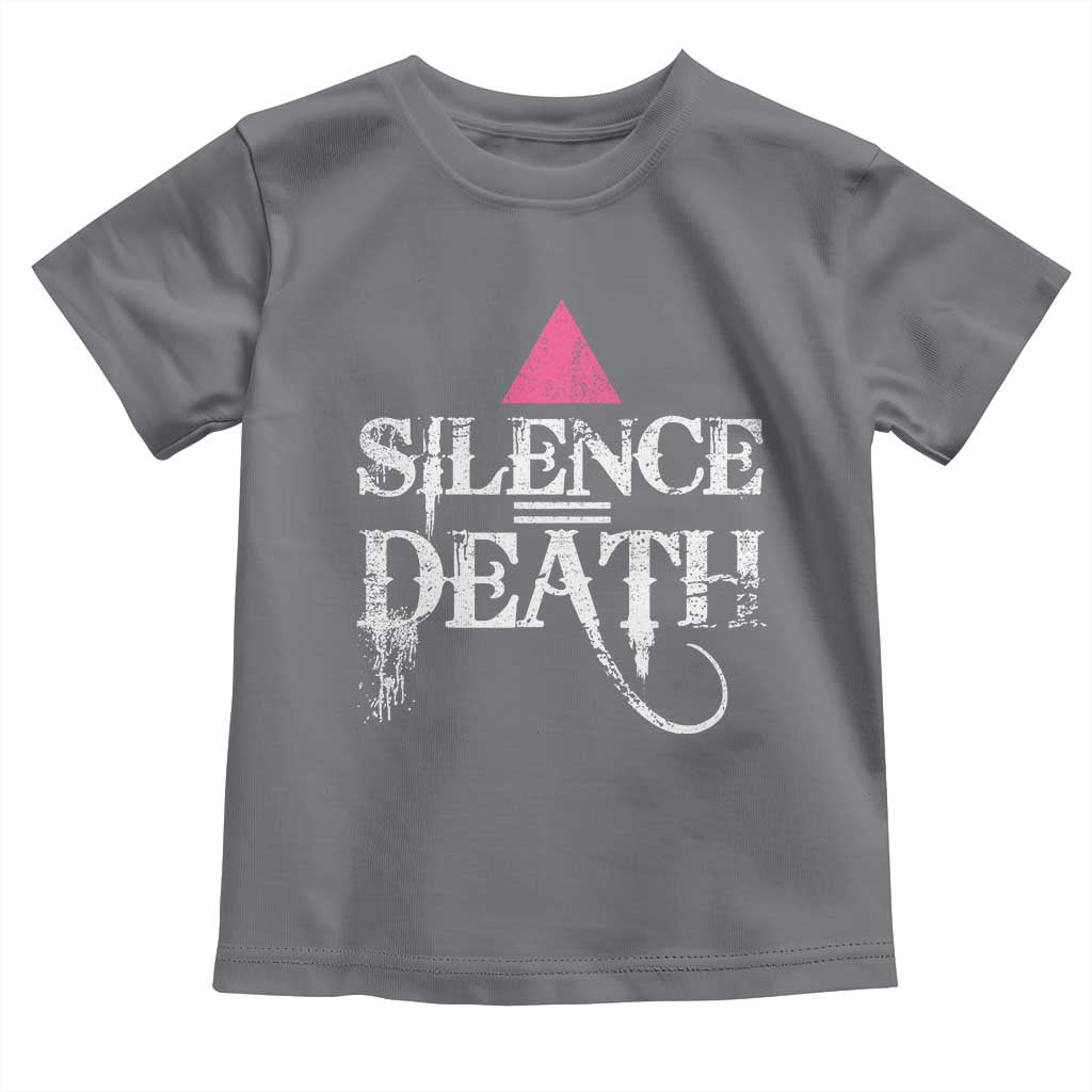 Silence Death Toddler T Shirt LGBTQ Pride Month - Wonder Print Shop