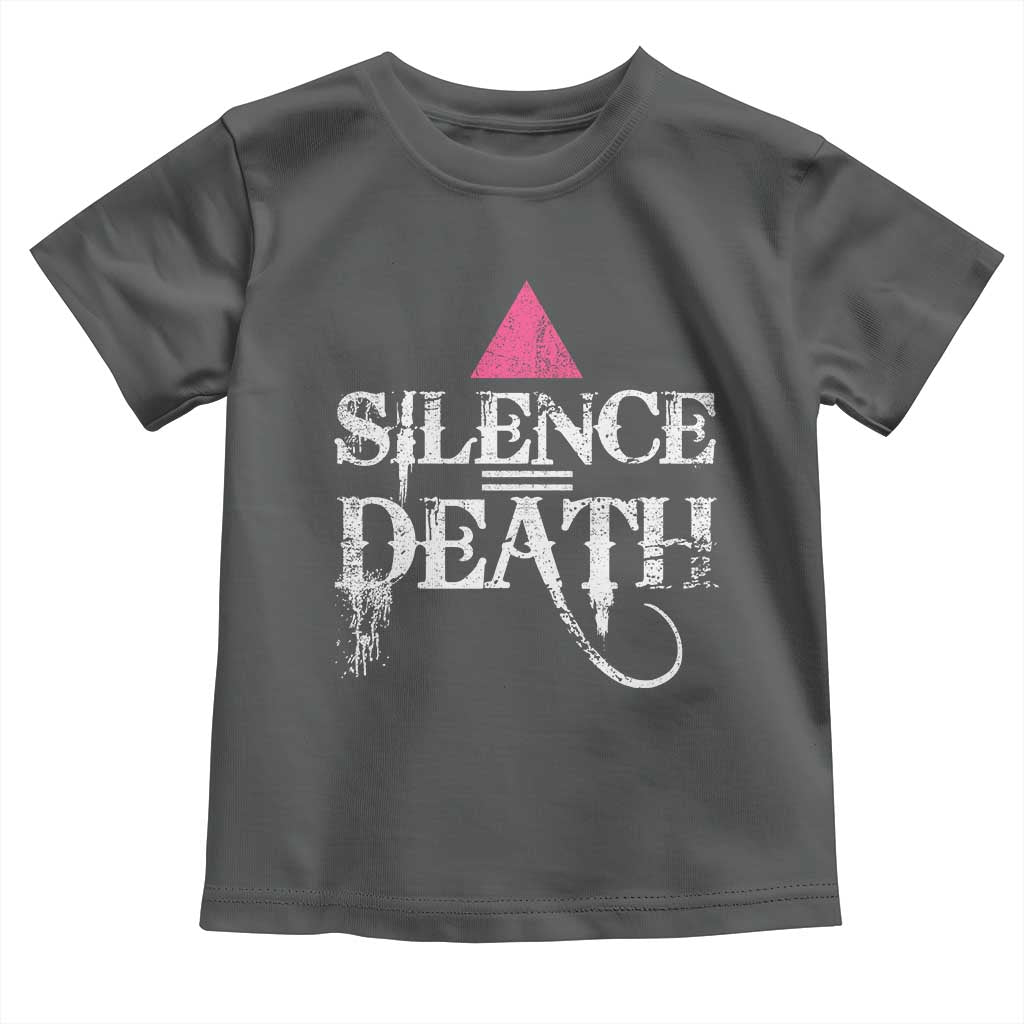 Silence Death Toddler T Shirt LGBTQ Pride Month - Wonder Print Shop