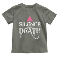 Silence Death Toddler T Shirt LGBTQ Pride Month - Wonder Print Shop