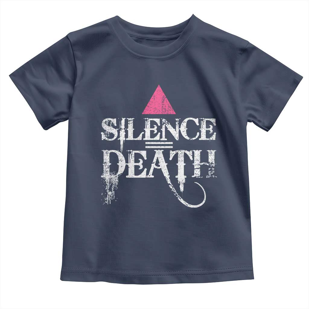Silence Death Toddler T Shirt LGBTQ Pride Month - Wonder Print Shop
