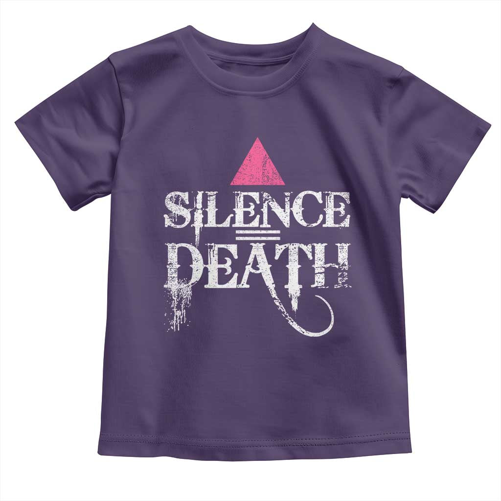 Silence Death Toddler T Shirt LGBTQ Pride Month - Wonder Print Shop