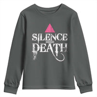Silence Death Youth Sweatshirt LGBTQ Pride Month - Wonder Print Shop