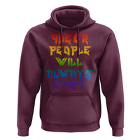 Queer Pride Hoodie Queer People Will Always Exist LGBTQIA Gay Ally - Wonder Print Shop