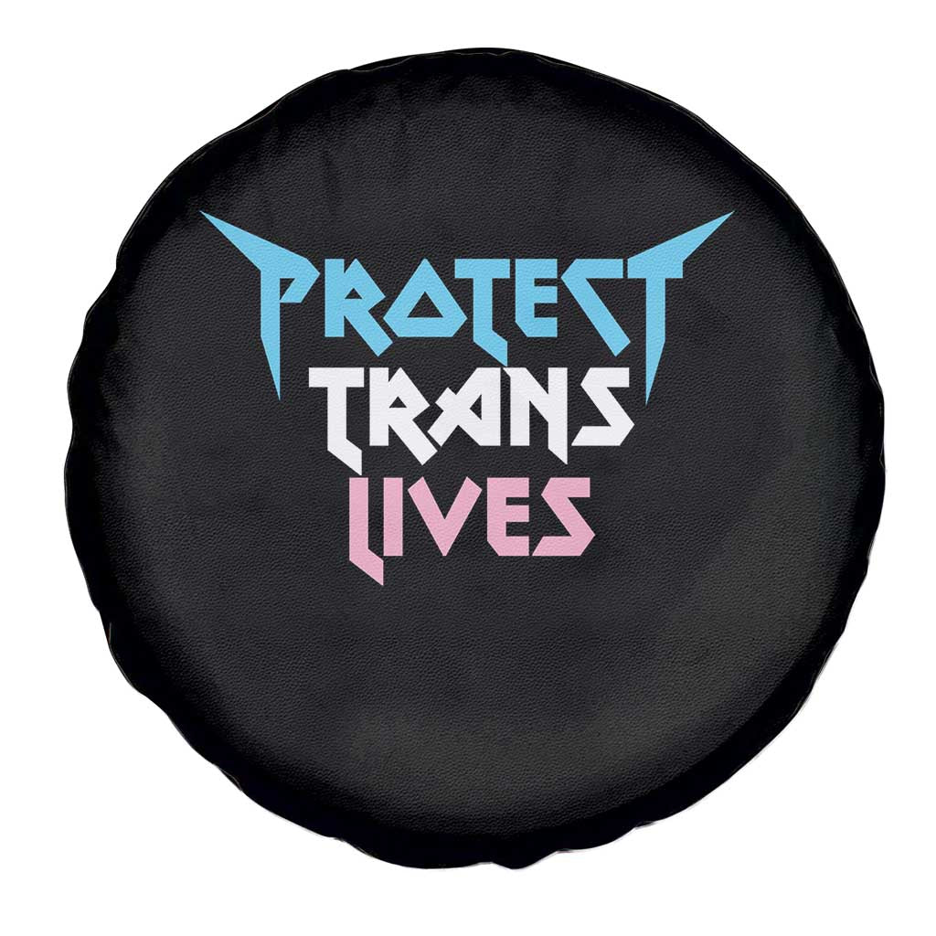 Protect Trans Lives Spare Tire Cover Heavy Metal - Wonder Print Shop