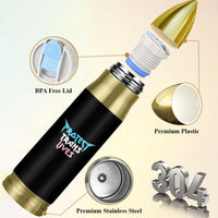 Protect Trans Lives Bullet Tumbler Heavy Metal - Wonder Print Shop