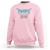 Protect Trans Lives Sweatshirt Heavy Metal - Wonder Print Shop