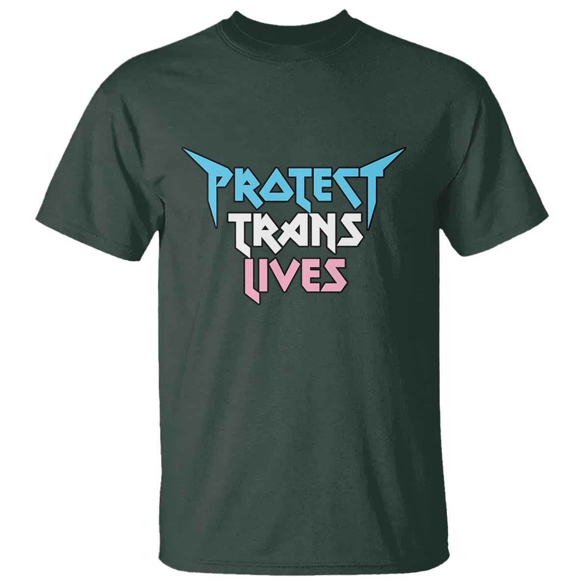 Protect Trans Lives T Shirt Heavy Metal - Wonder Print Shop