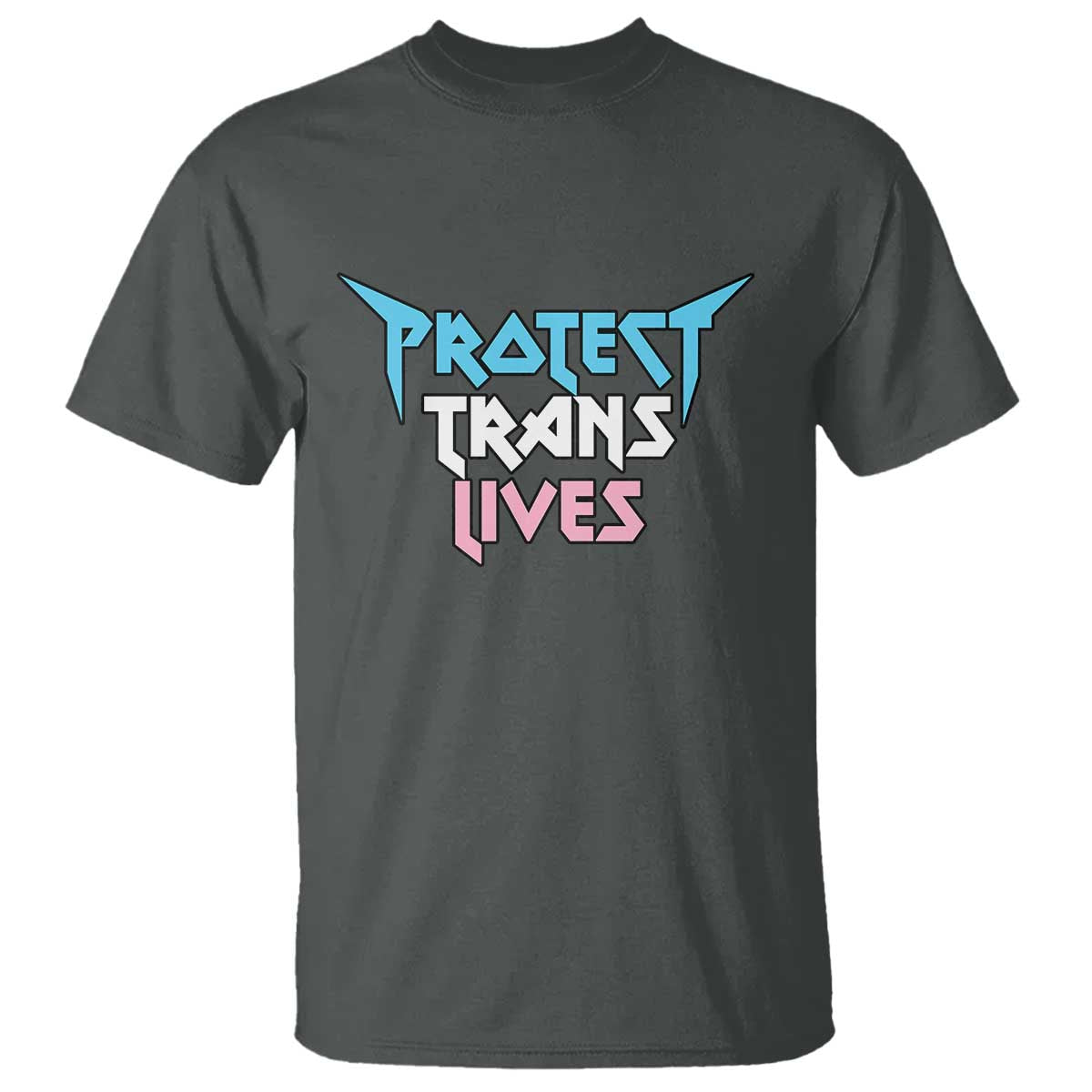 Protect Trans Lives T Shirt Heavy Metal - Wonder Print Shop