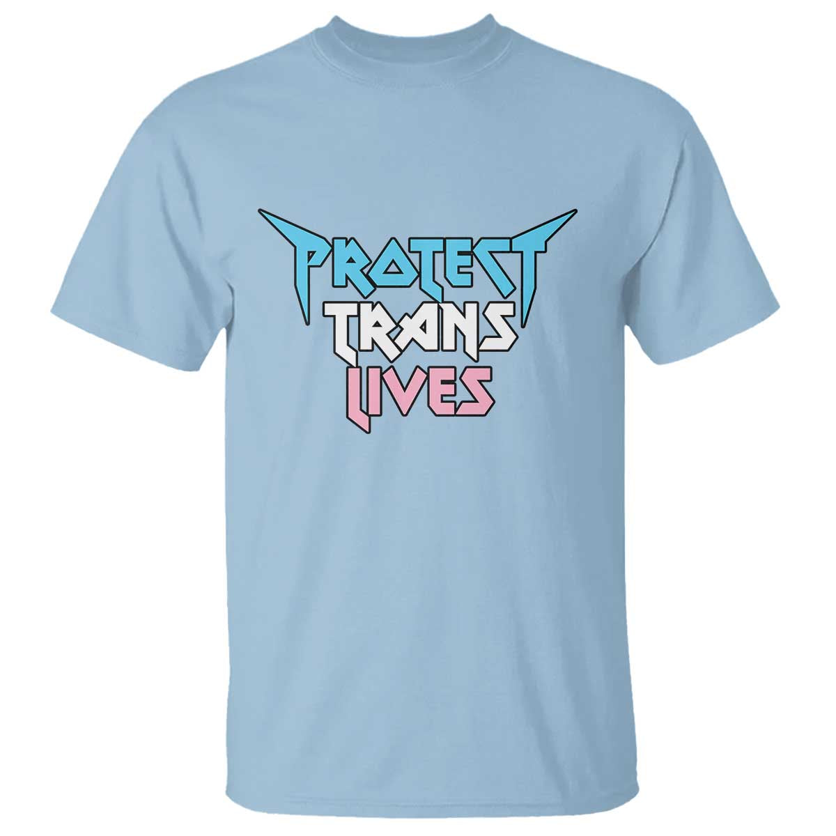 Protect Trans Lives T Shirt Heavy Metal - Wonder Print Shop