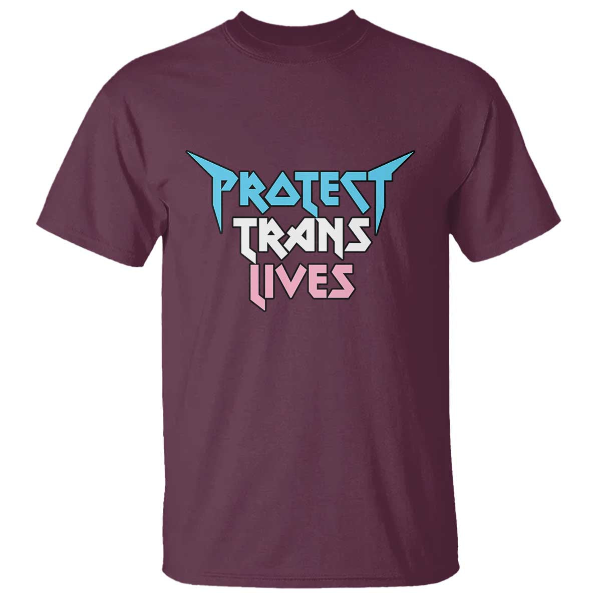 Protect Trans Lives T Shirt Heavy Metal - Wonder Print Shop