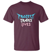 Protect Trans Lives T Shirt Heavy Metal - Wonder Print Shop