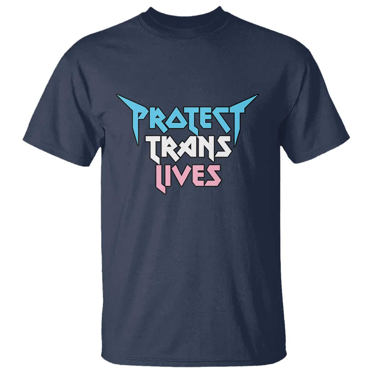 Protect Trans Lives T Shirt Heavy Metal - Wonder Print Shop