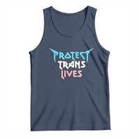Protect Trans Lives Tank Top Heavy Metal - Wonder Print Shop
