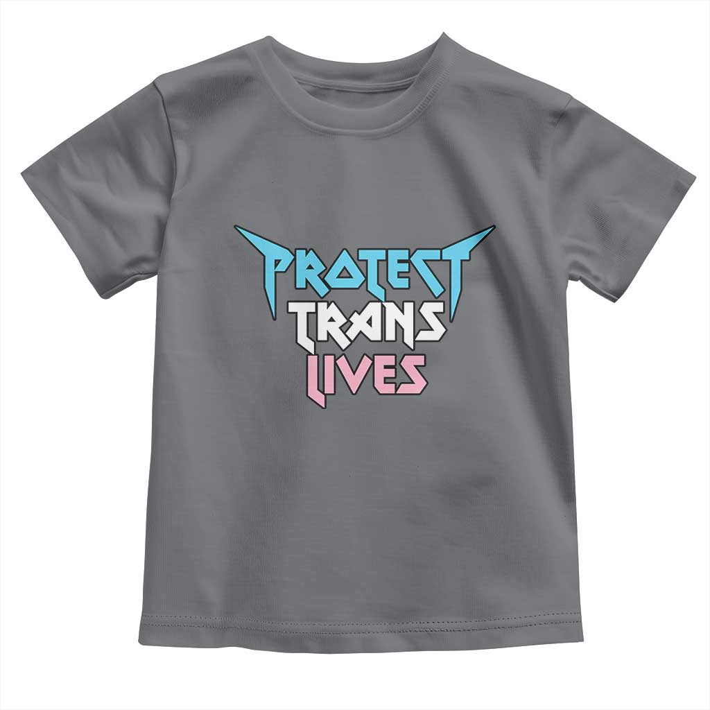 Protect Trans Lives Toddler T Shirt Heavy Metal - Wonder Print Shop