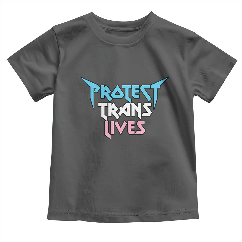 Protect Trans Lives Toddler T Shirt Heavy Metal - Wonder Print Shop