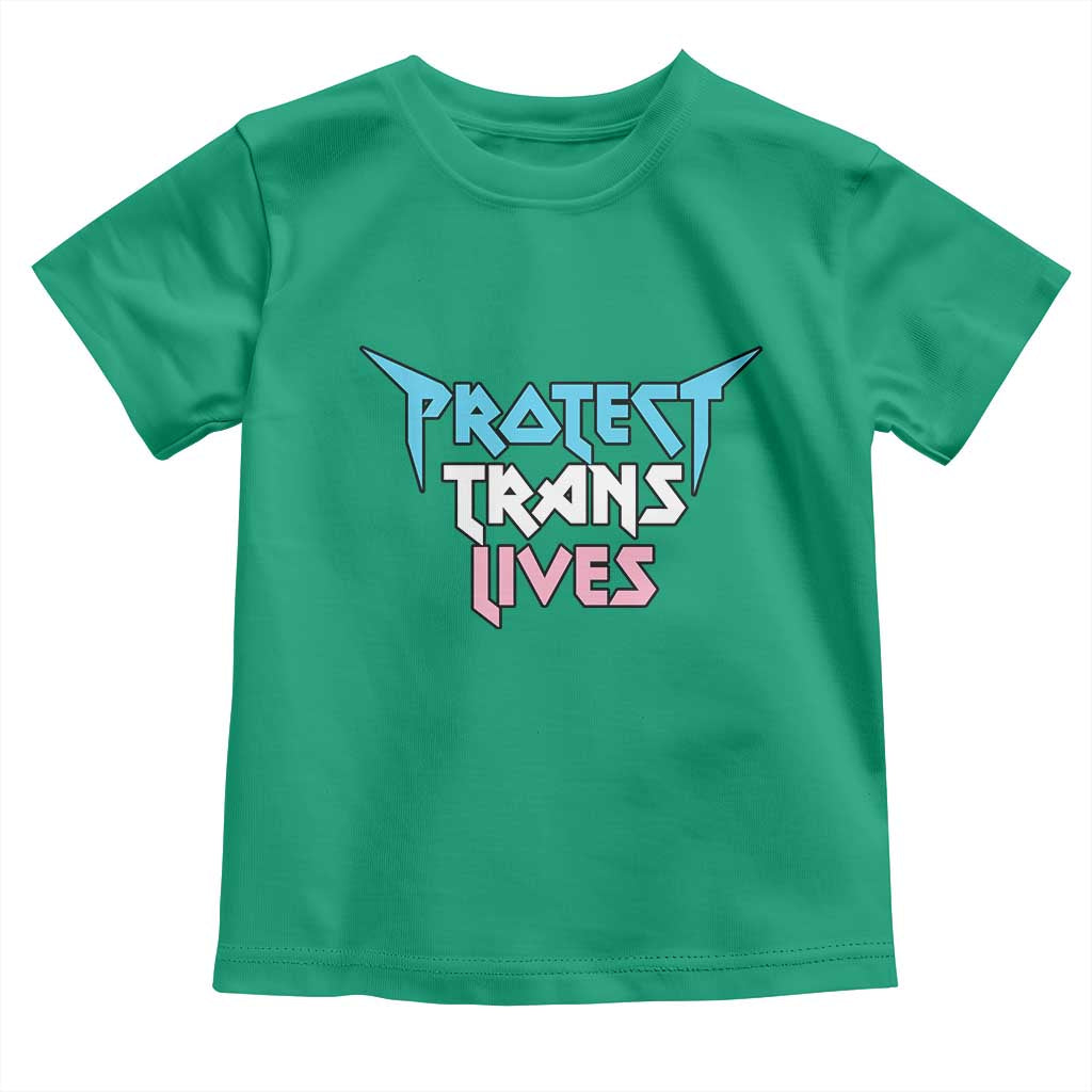 Protect Trans Lives Toddler T Shirt Heavy Metal - Wonder Print Shop