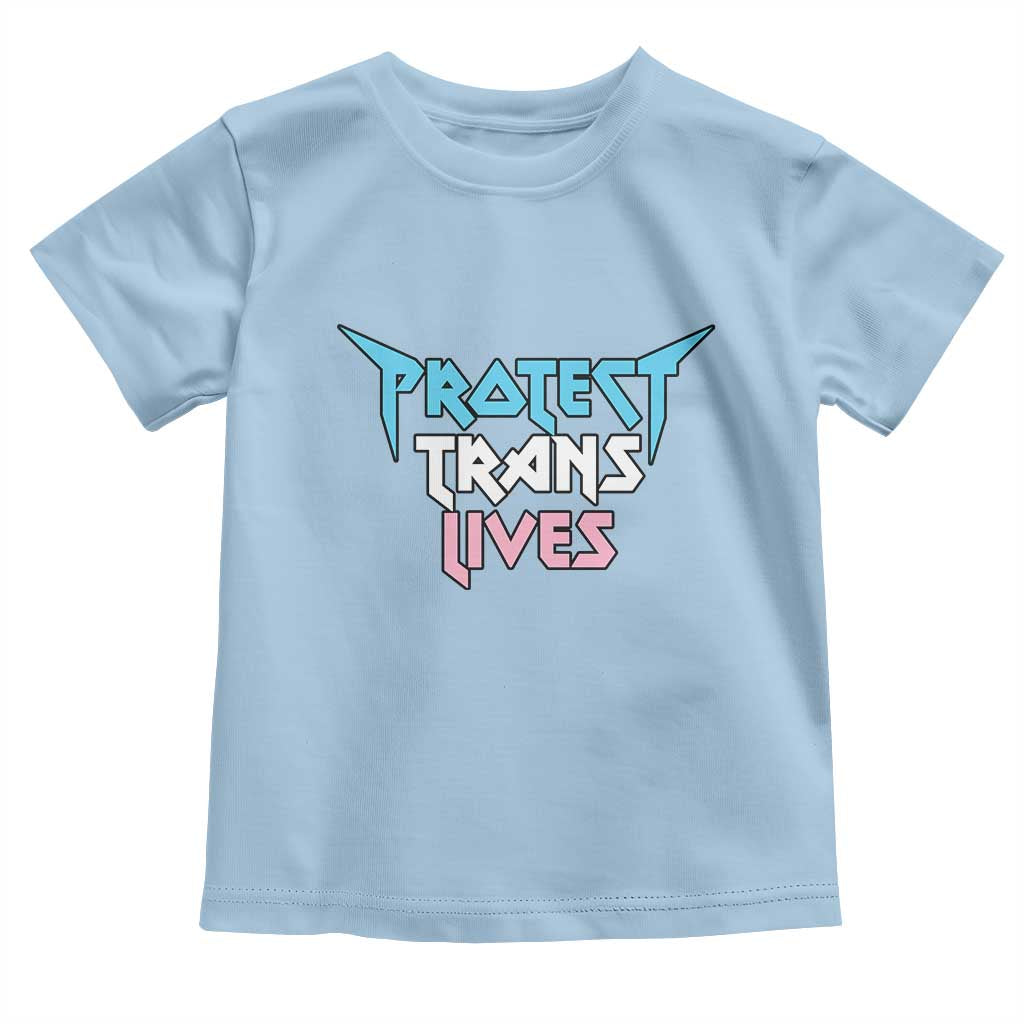 Protect Trans Lives Toddler T Shirt Heavy Metal - Wonder Print Shop