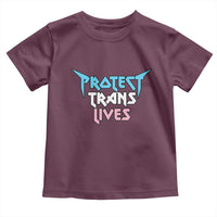 Protect Trans Lives Toddler T Shirt Heavy Metal - Wonder Print Shop