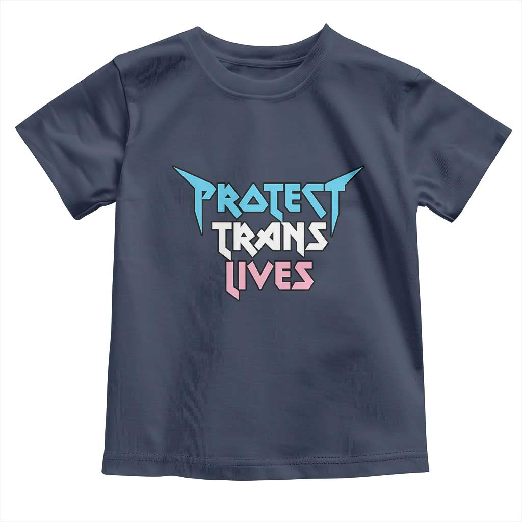 Protect Trans Lives Toddler T Shirt Heavy Metal - Wonder Print Shop