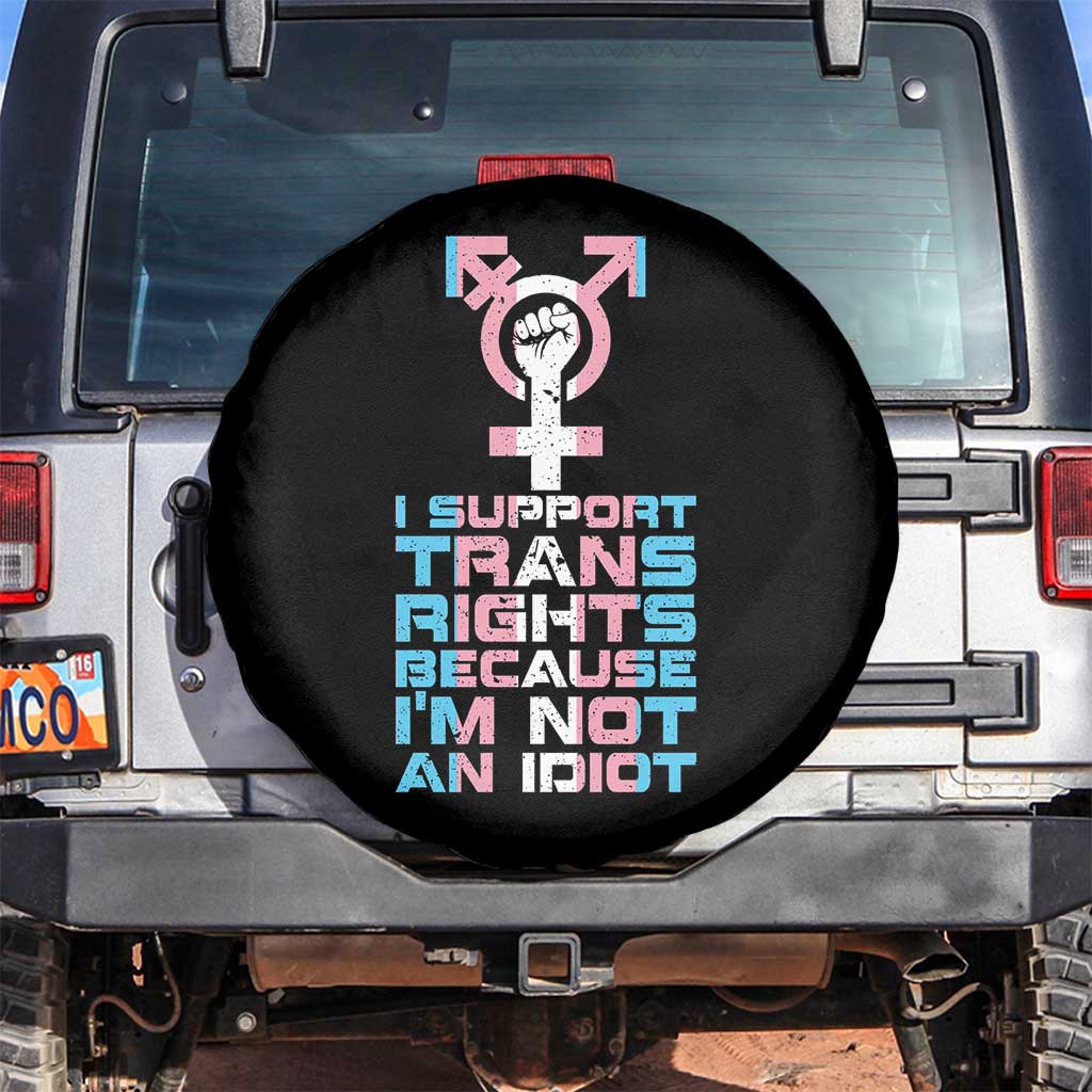 Trans Ally Spare Tire Cover Transgender Pride Flag Support