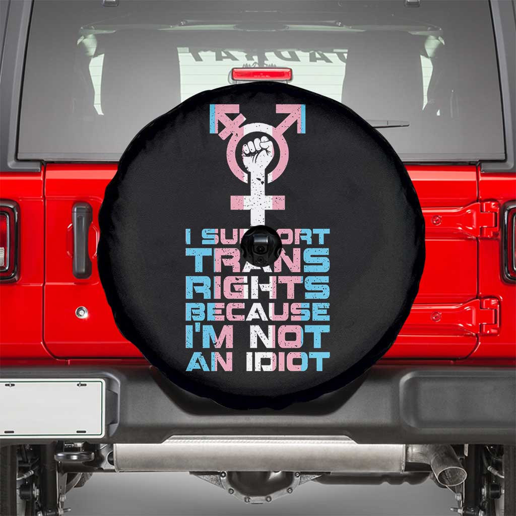 Trans Ally Spare Tire Cover Transgender Pride Flag Support