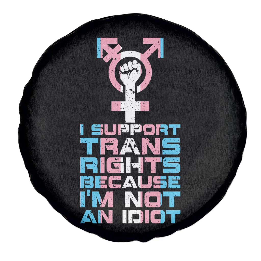 Trans Ally Spare Tire Cover Transgender Pride Flag Support