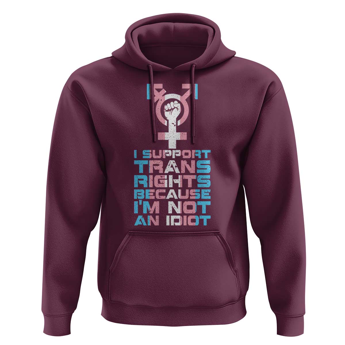 Trans Ally Hoodie Transgender Pride Flag Support