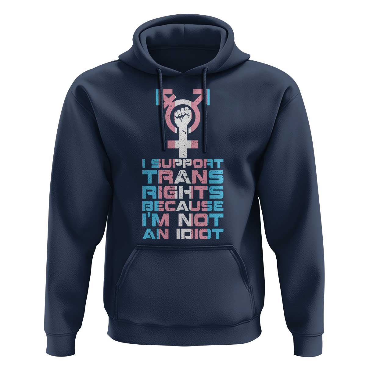Trans Ally Hoodie Transgender Pride Flag Support