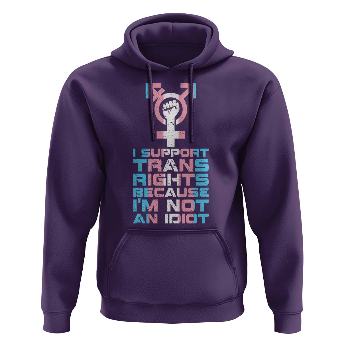 Trans Ally Hoodie Transgender Pride Flag Support