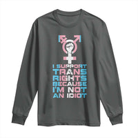 Trans Ally Long Sleeve Shirt Transgender Pride Flag Support
