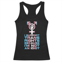 Trans Ally Racerback Tank Top Transgender Pride Flag Support