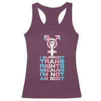 Trans Ally Racerback Tank Top Transgender Pride Flag Support