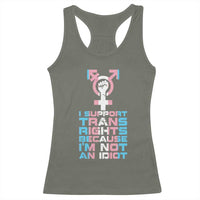 Trans Ally Racerback Tank Top Transgender Pride Flag Support