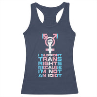 Trans Ally Racerback Tank Top Transgender Pride Flag Support