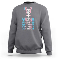 Trans Ally Sweatshirt Transgender Pride Flag Support