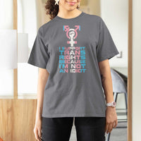 Trans Ally T Shirt For Women Transgender Pride Flag Support