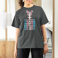 Trans Ally T Shirt For Women Transgender Pride Flag Support