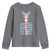 Trans Ally Youth Sweatshirt Transgender Pride Flag Support