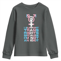 Trans Ally Youth Sweatshirt Transgender Pride Flag Support