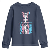 Trans Ally Youth Sweatshirt Transgender Pride Flag Support